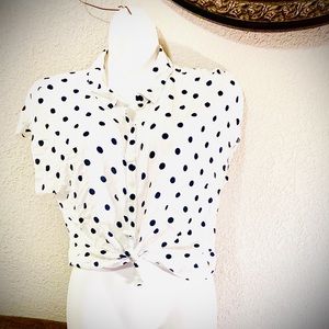 Women’s polka dot blouse